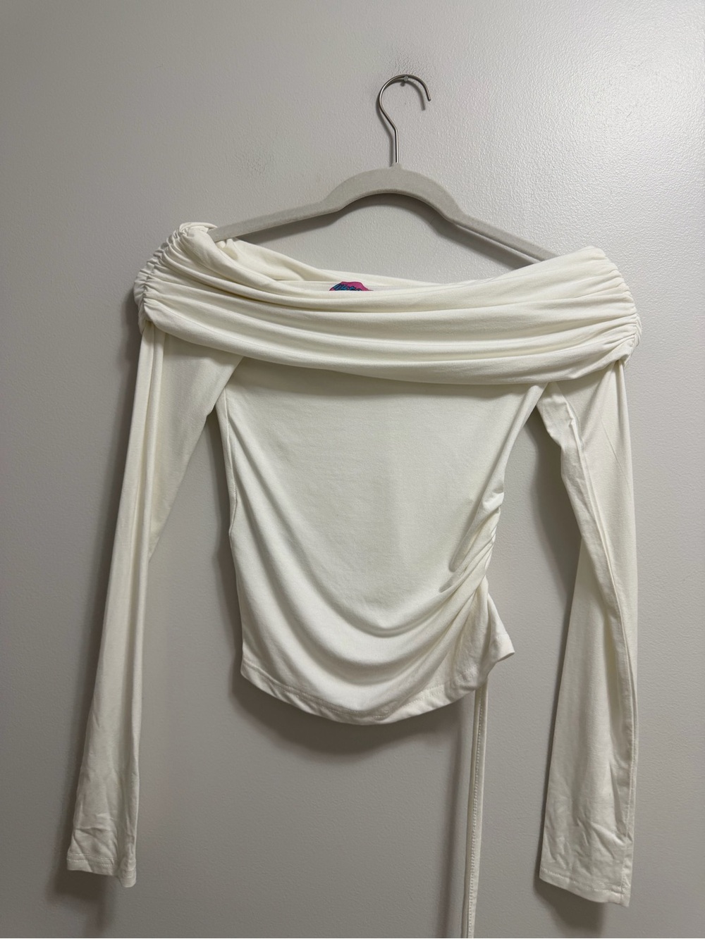 Edikted  Foldover Off the Shoulder Knit Top - Picture 4 of 7